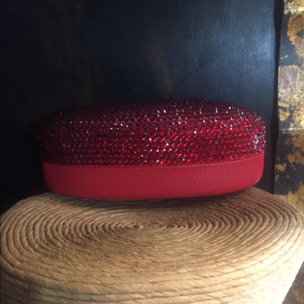 Ruby Red Crystal Sunglass Case. - image 6